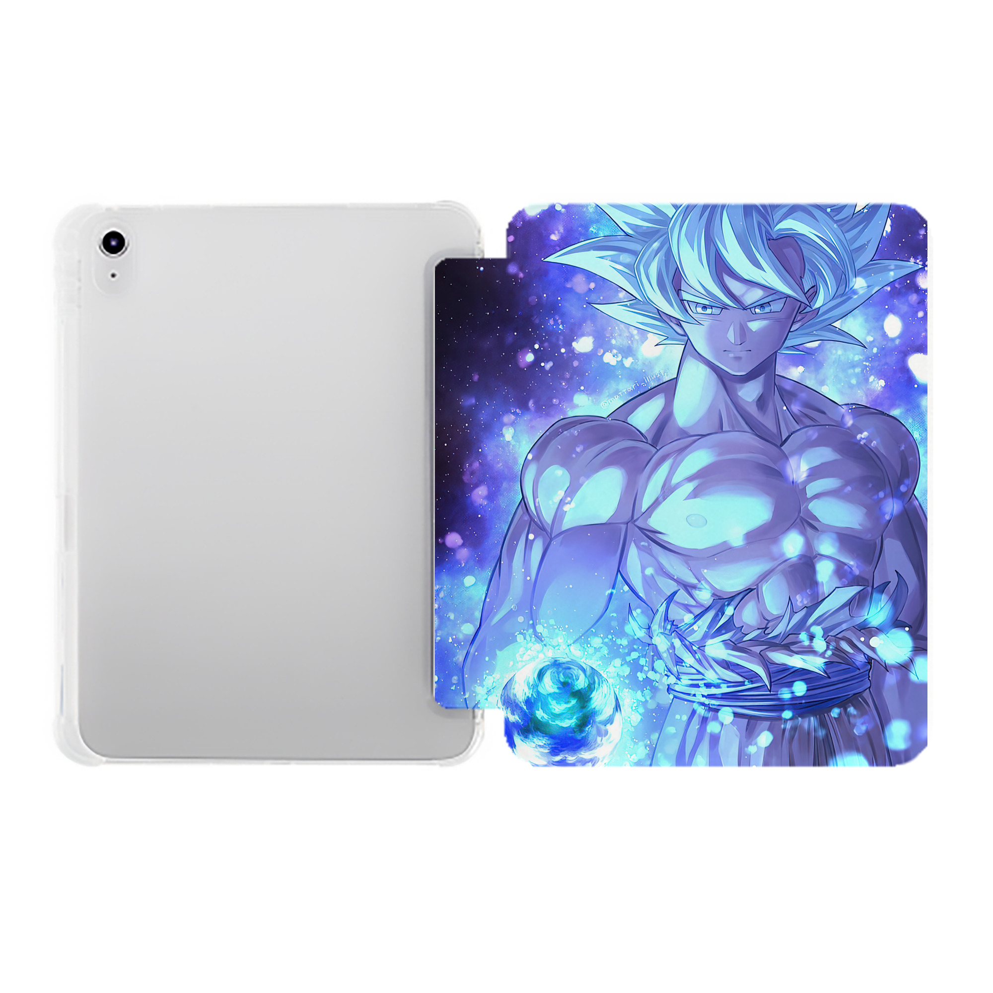 （画像用） ドラゴンボール DRAGON BALL IPad ケース ペン収納付き 三つ折りスタンド PUレザー×シリコン 対応機種9.5/10.5/10.9インチ
